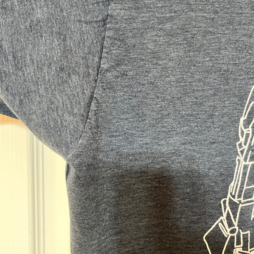 Star Wars R2D2 T Shirt Mens XL Heather Blue Beep Boop Graphic Tee Movie - Picture 5 of 8